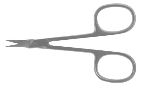 Skin Scissors  9 cm fine, Curved Premium