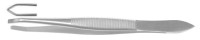 Hair Tweezers, stainless steel, curved to the inside, narrow, Premium